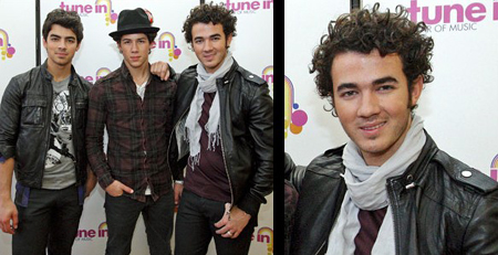 Jonas Brothers Kevin Jonas Jaqueta de Couro O estilo Jonas Brothers fotos