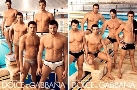 Nadadores Italianos na Campanha da Dolce & Gabbana Underwear