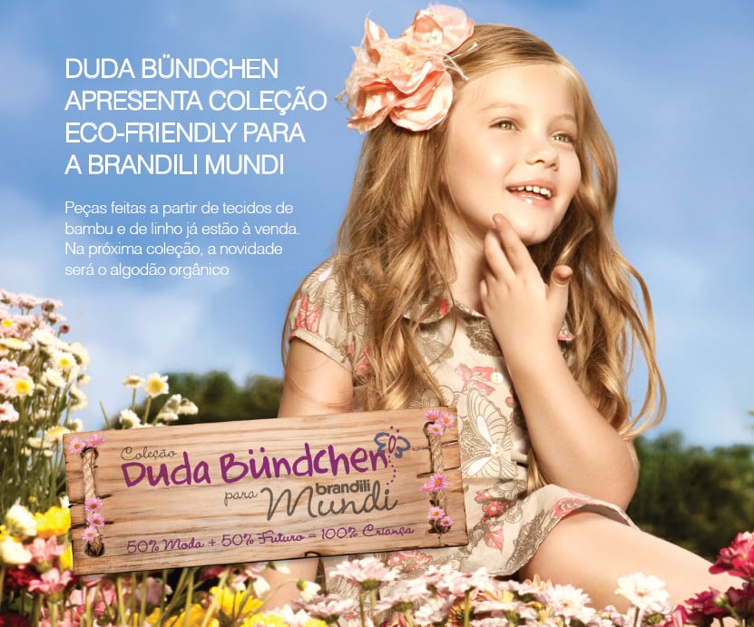 Duda Bündchen apresenta coleção eco-friendly para a Brandili Mundi