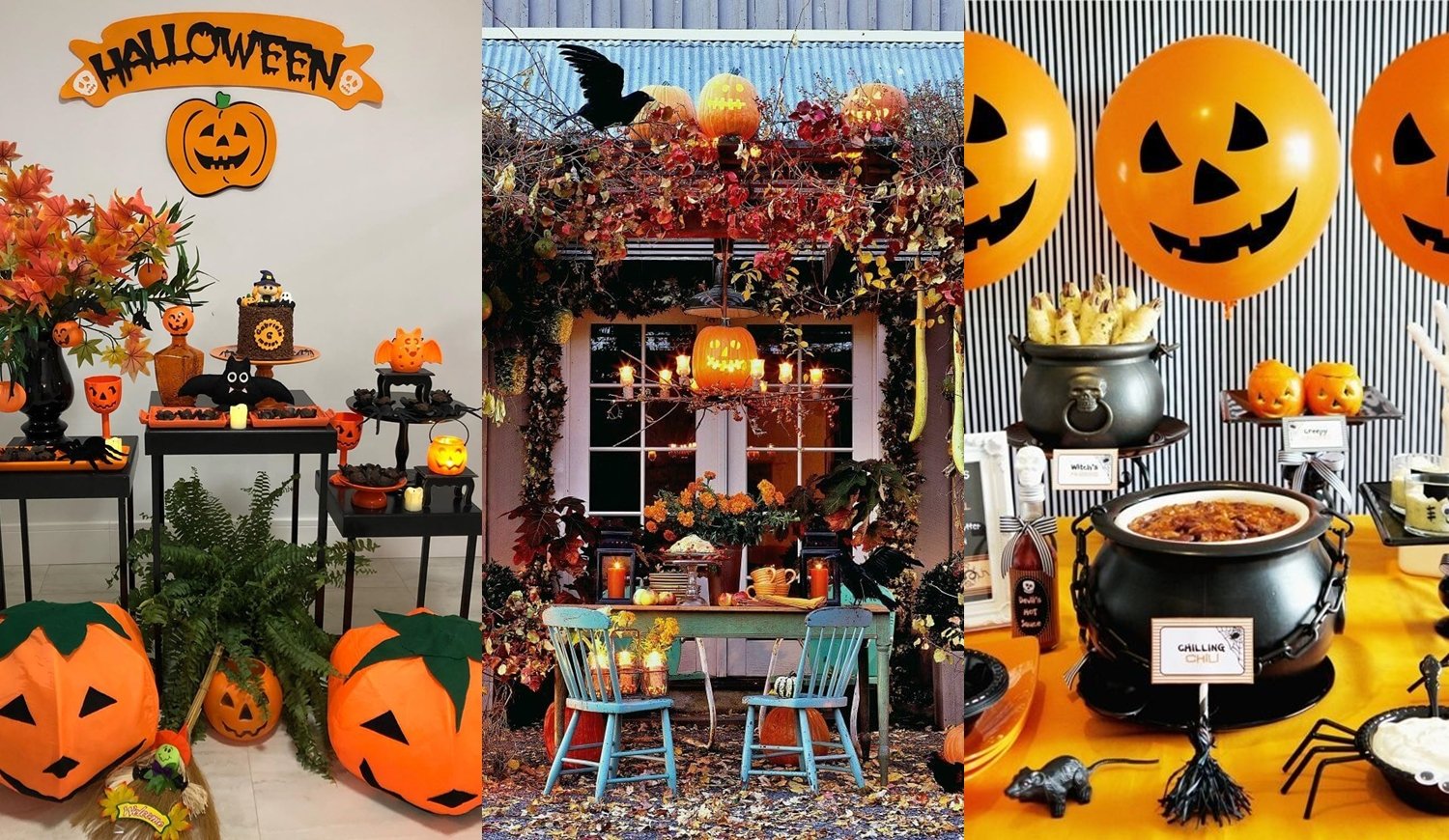Halloween – Dicas de decoração, fotos de festas decoradas e inspiração para vitrines