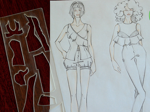 Desenho de Moda – Conheça A.Guia Fashionarium e as réguas especiais para desenhar croquis