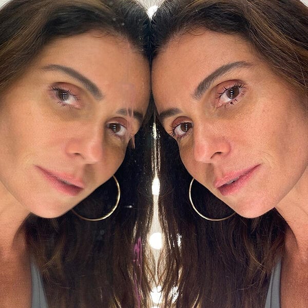 Aqui Giovanna Antonelli sem maquiagem em seu Instagram