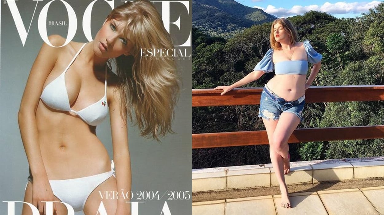 Modelo capa de revista engorda 30 kg e surge como Curve Models no mercado