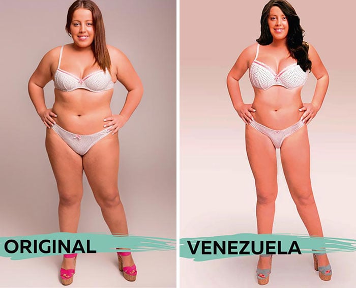 ideal de beleza na Venezuela