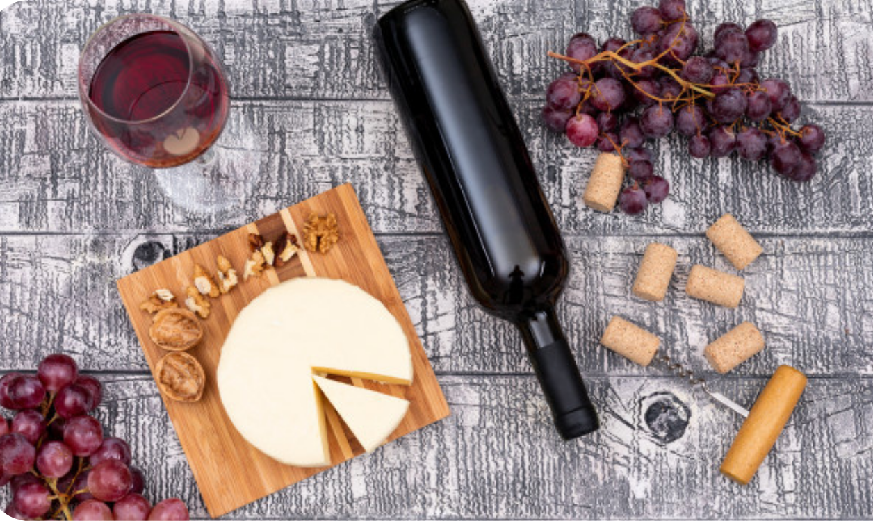 Os cientistas descobriram que vinho e queijo reduzem o risco de demência