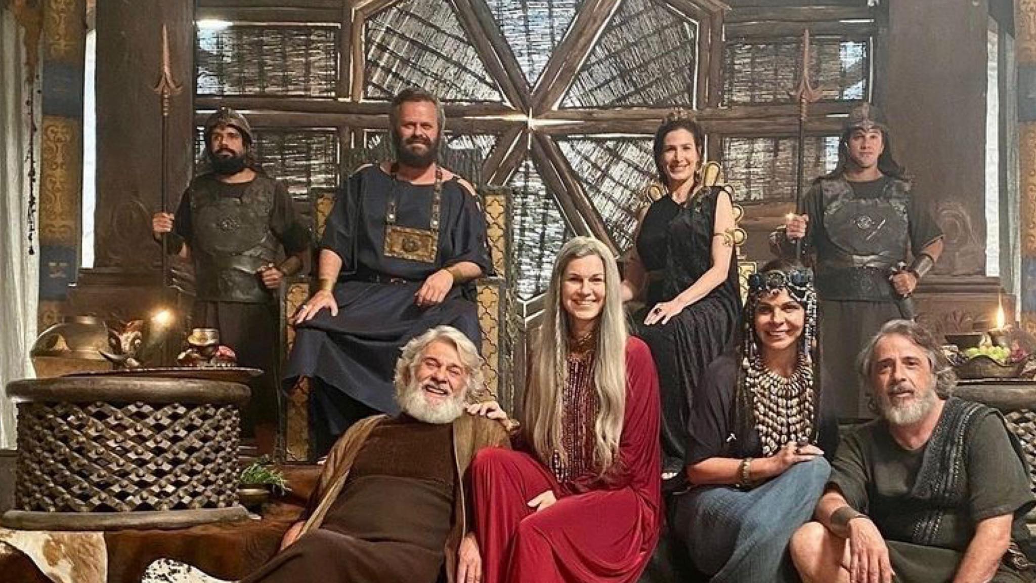 Sula Miranda e o elenco de Gênesis (imagem: Instagram)