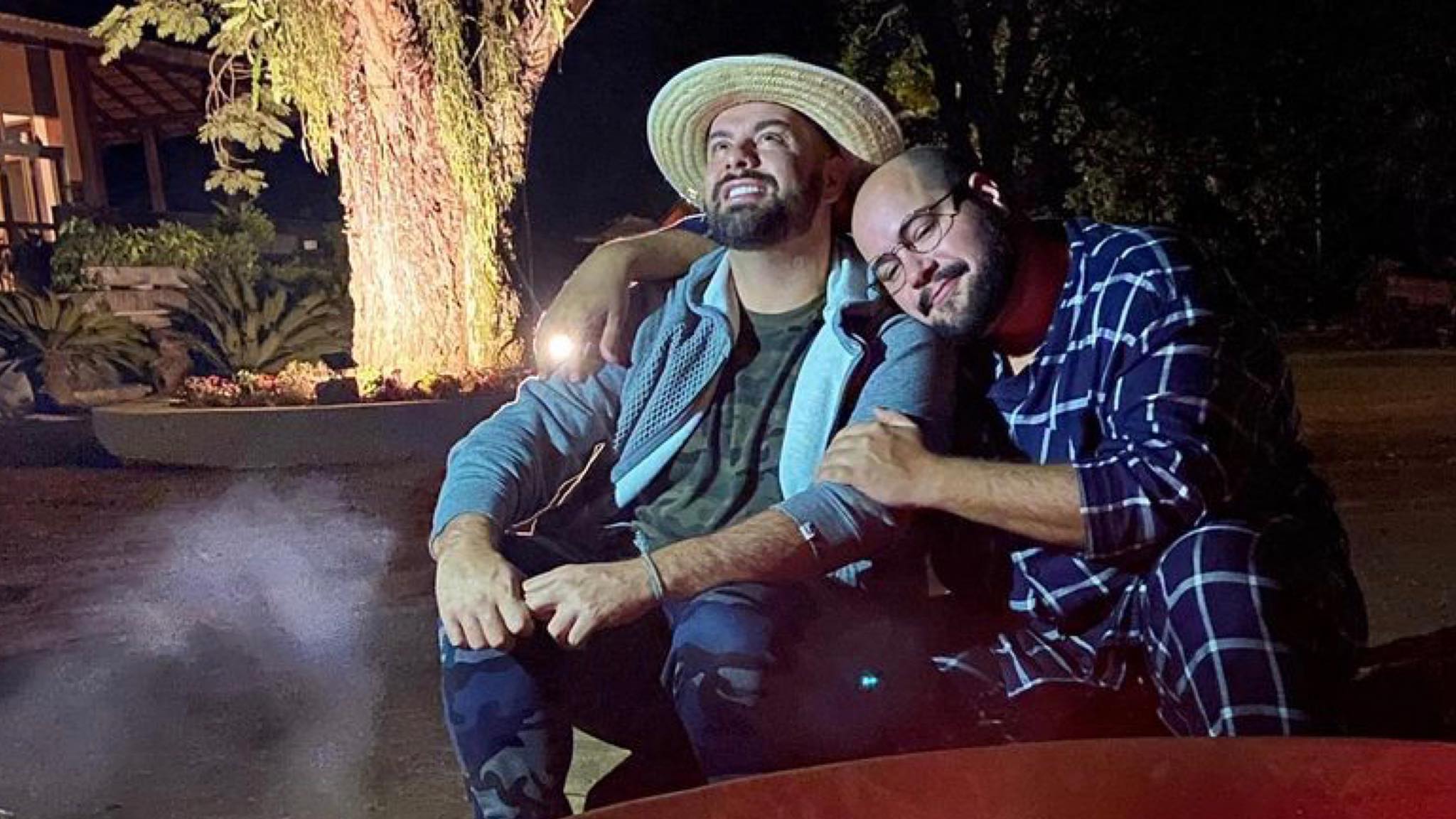 Tiago Abravanel e seu esposo Fernando Poli (imagem: Instagram)