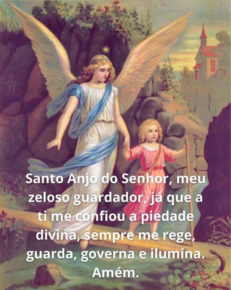 Foto da oração "Santo Anjo do Senhor".
