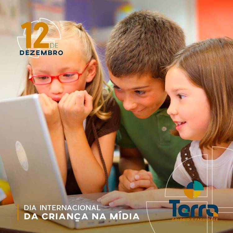 Foto sobre o Dia Internacional da Criança na Mídia - 12 de dezembro.