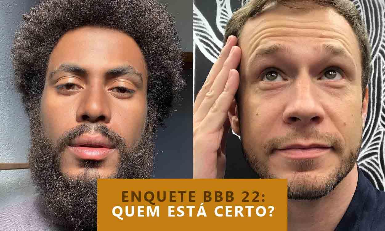 Enquete BBB 22: Ícaro Silva ou Tiago Leifert, quem está com a razão na treta?