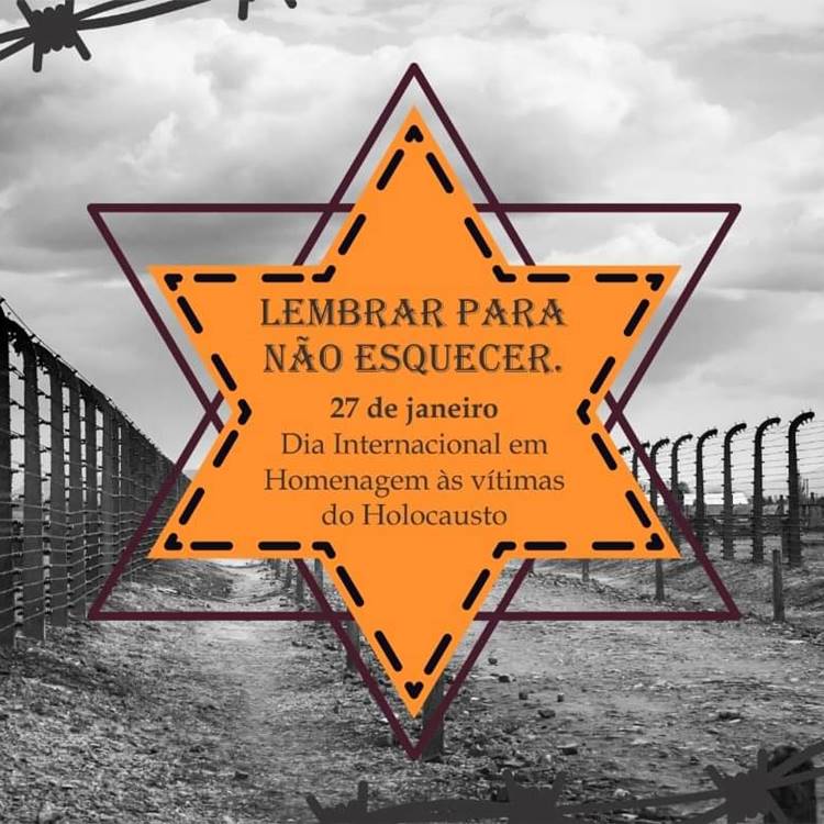 Foto sobre o Dia Internacional em Memória às Vítimas do Holocausto.