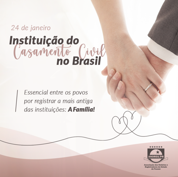 Foto sobre a Instituição do Casamento Civil no Brasil.