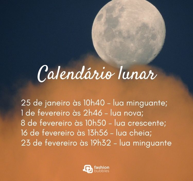 Calendário de fevereiro lunar