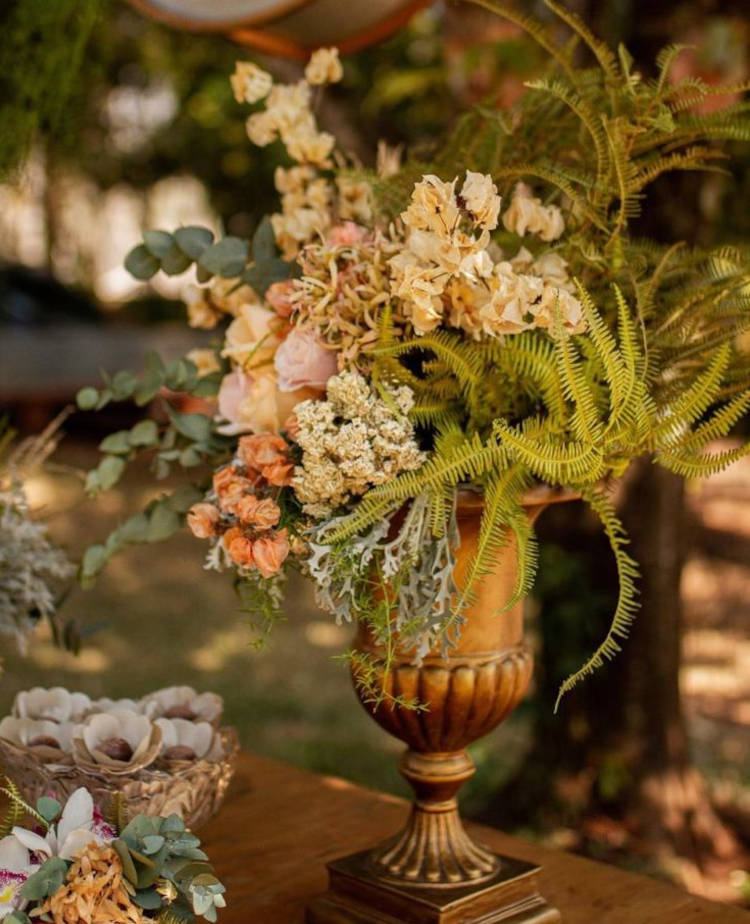 Flores para decoração do casamento