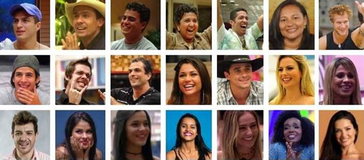 Foto dos campeões do Big Brother Brasil - Enquete BBB homem ou mulher.