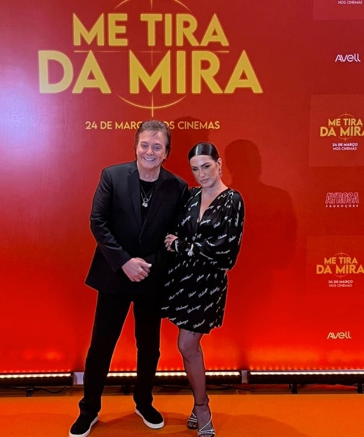 Cleo e Fabio Jr. na pré-estreia de Mira Tira da Mira