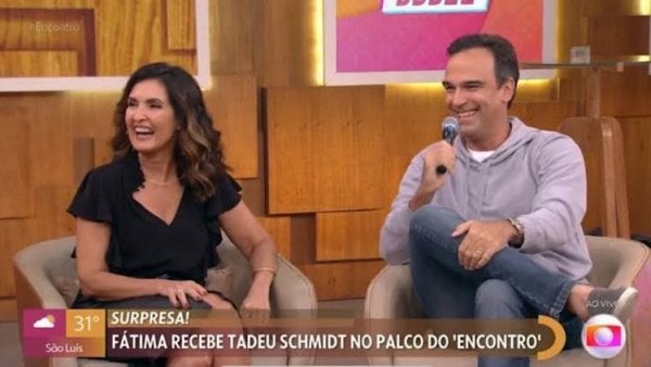 BBB, Tadeu Schmidt, Encontro com Fátima