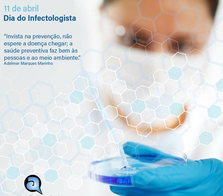 Foto sobre o Dia do Infectologista.
