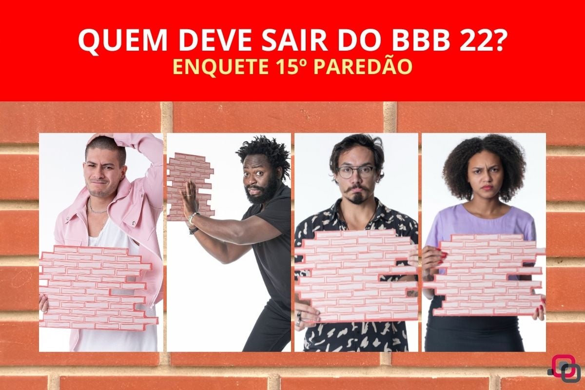Enquete Paredão BBB 22 – Votar no 15° Paredão Agora: Arthur, Douglas, Eli ou Jessi, quem deve sair?