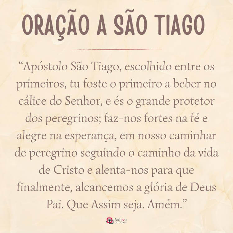 Oração a São Tiago