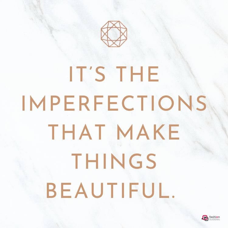 Frase sobre imperfeição