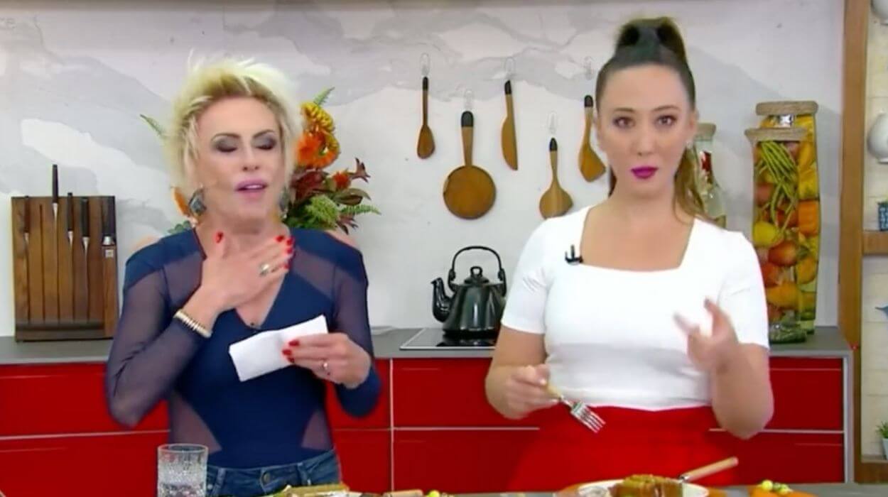 Engasgo de Ana Maria Braga ao vivo cria caos na produção da Globo