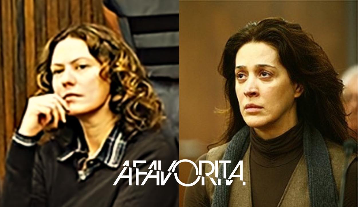 Atrizes Patrícia Pillar e Claudia Raia, cenas da novela A Favorita.