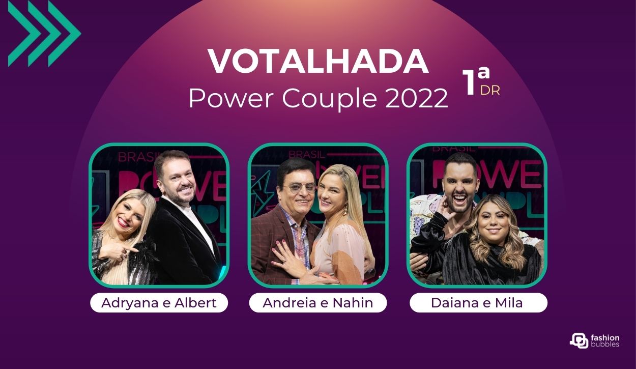 Votalhada Power Couple 2022: enquete atualizada mostra disputa acirrada na 1ª DR