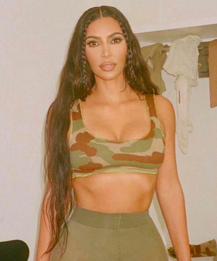 Kim Kardashian penteado