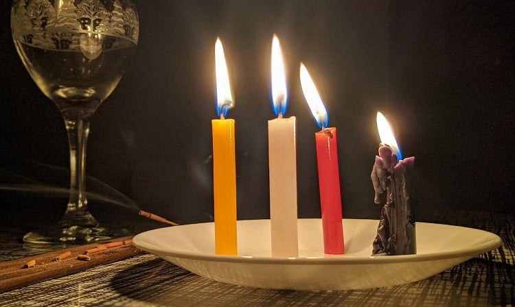 rituais com velas