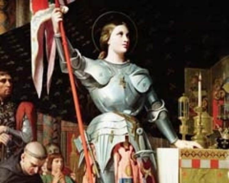 Imagem de Santa Joana d'Arc.