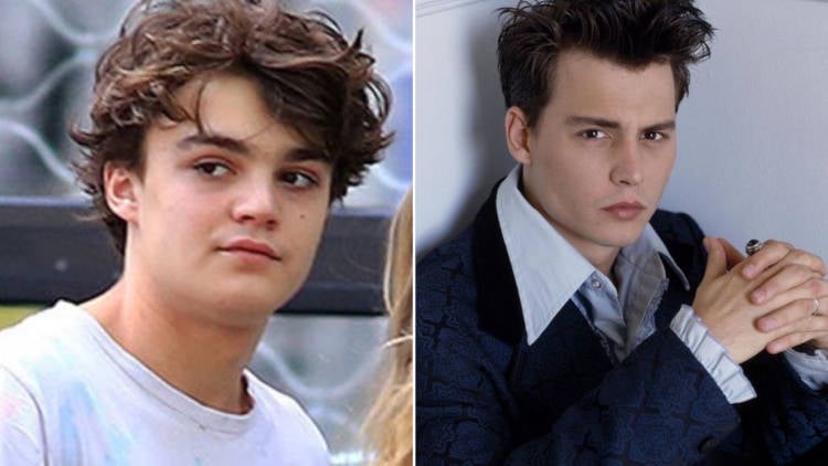 Jack Depp and Johnny Depp are super alike