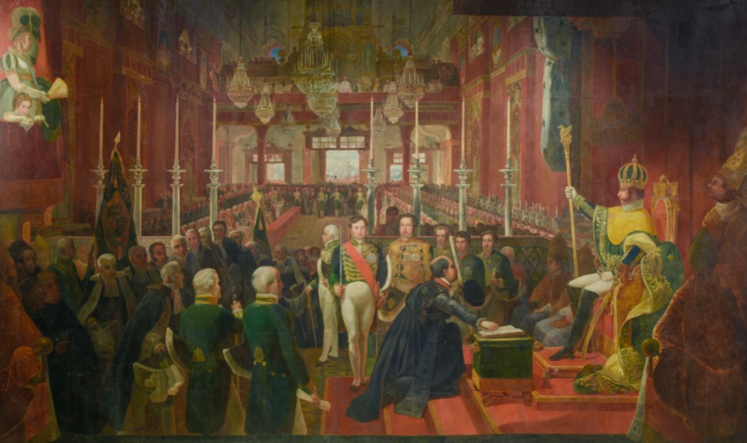 Pintura da coroação de Dom Pedro I