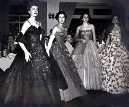 Modelos do Miss Bangu nos anos 50