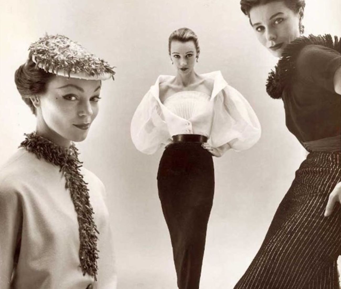 Modelos Givenchy anos 50