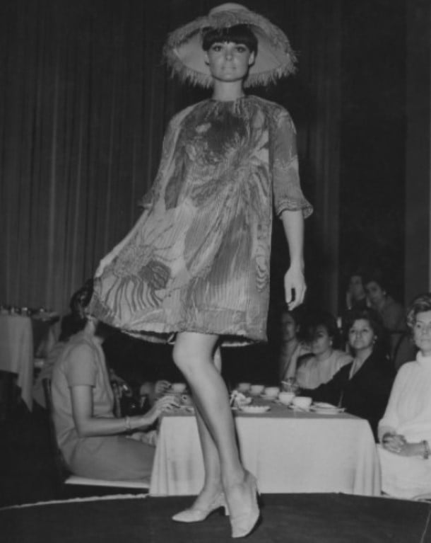Desfile da coleção de Zuzu Angel Fashion and Freedom, 1967.