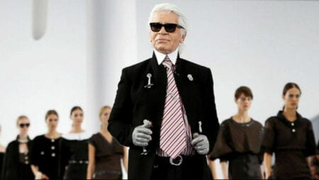 Karl Lagerfeld no Brasil em novembro de 2006