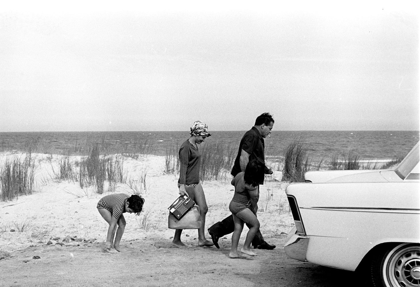 João Goulart no exílio no Uruguai com a esposa Maria Thereza e os filhos, em 1964. 