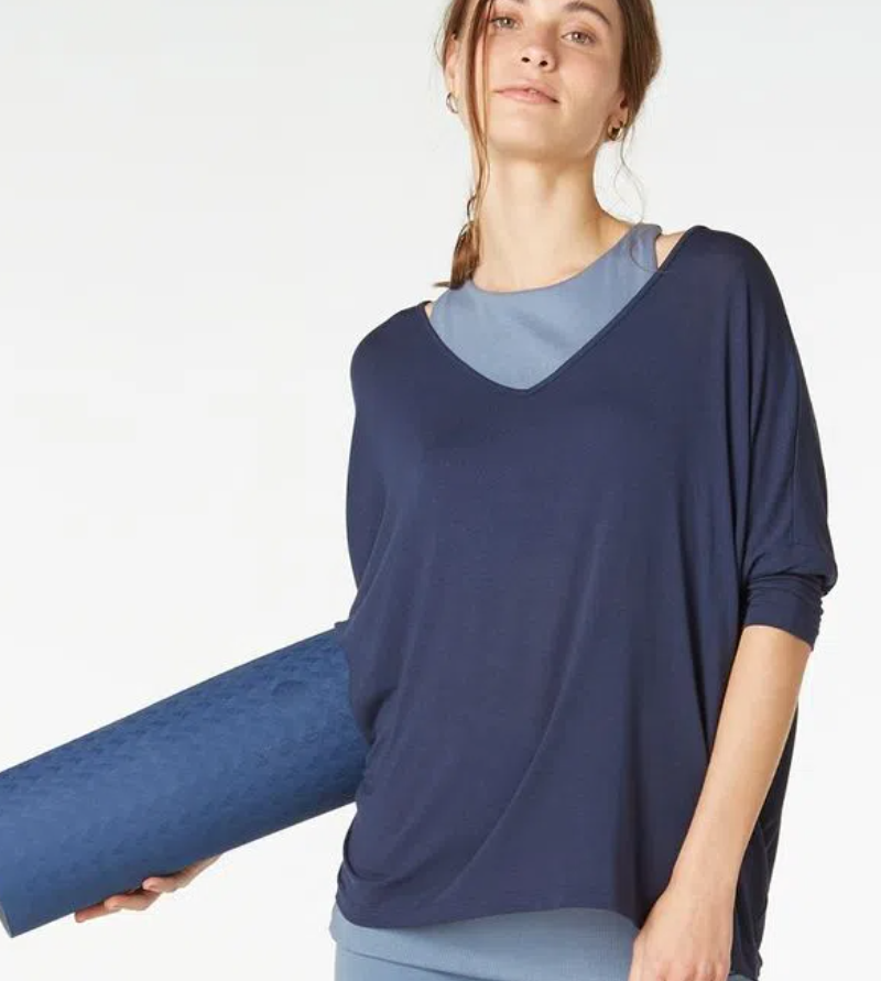 Blusa e regata para malhar da linha Bambu da Yogini Blusa e regata para malhar da linha Bambu da Yogini