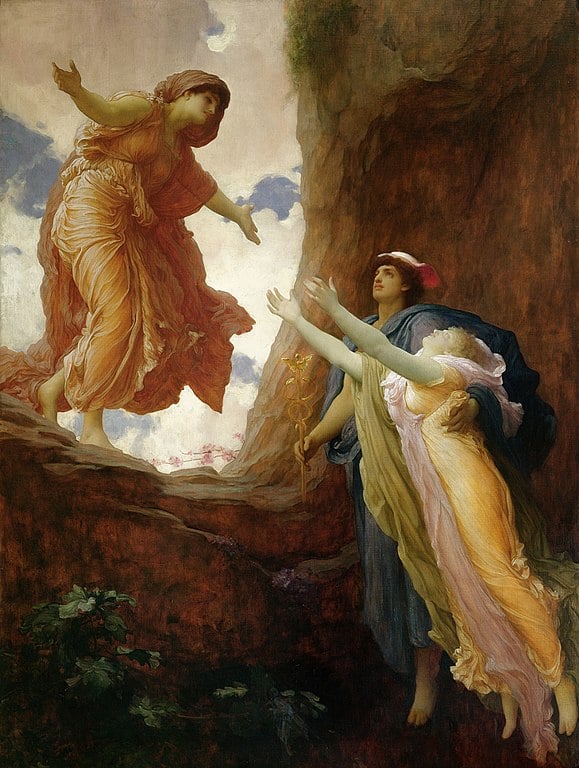 A volta de Perséfone, de 1891, de Frederic Leighton.