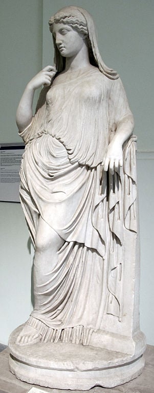 Estátua da deusa grega Afrodite, cópia romana do século II d.C.