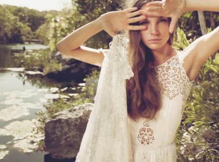 Inspire-se nos vestidos brancos curtos para o Verão 2012