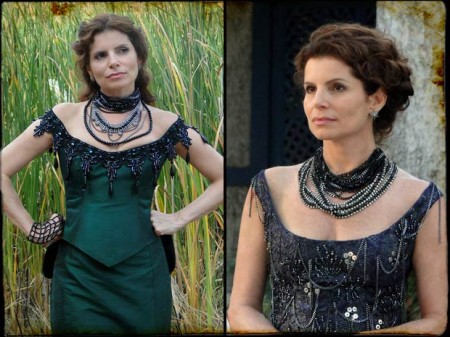 Vestidos de festa inspirados na da novela Cordel Encantado