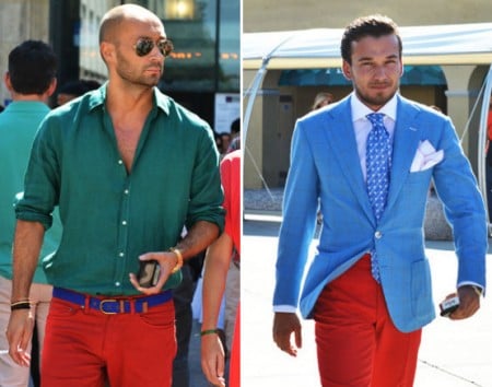 Moda Masculina – O color blocking chega aos looks masculinos com  tons vibrantes