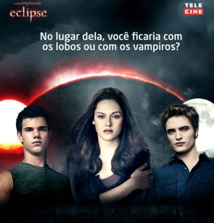 Promoção Telecine da Saga Crepúsculo