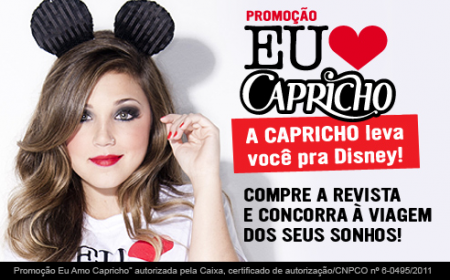 CAPRICHO leva leitoras para a Disney