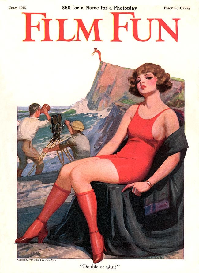 Ilustração em um capa de uma publicação em 1923, por Enoch Bolles. 