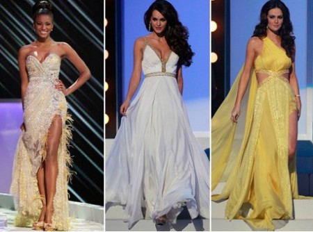 Os vestidos de festa do Miss Universo 2011