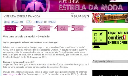 O Concurso “Vire uma Estrela da Moda” entra na sua segunda fase