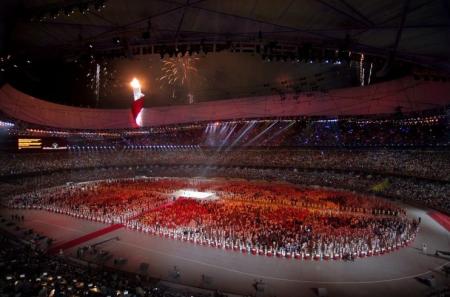 Fechamento da Cerimônia Inaugural das Olimpídas 2008 em Pequim
